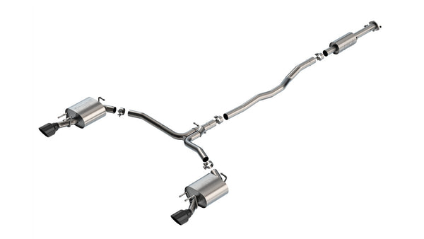 Borla 20-24 Toyota Camry TRD 3.5L V6 FWD S-Type Cat-back - Black Chrome (140967BC)