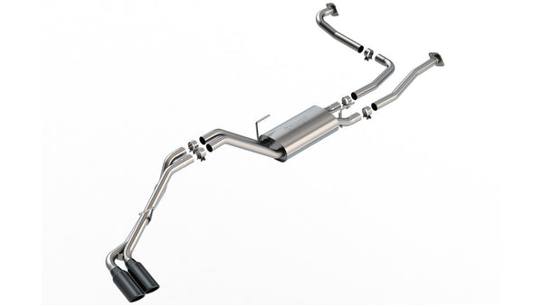 Borla 22-24 Nissan Frontier S-Type Cat Back System - Black Chrome (140984BC)