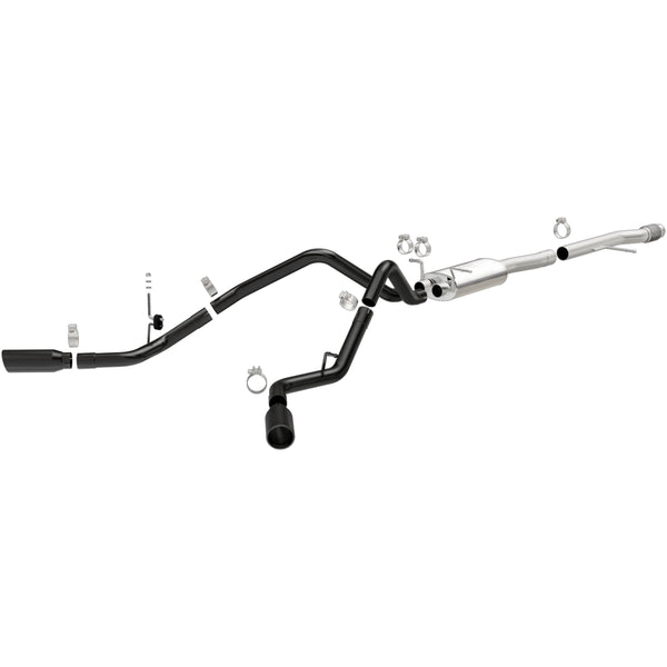 MagnaFlow SYS Cat-Back 3.5in Black Dual Split Rear Tips 14-15 Chevy Silverado/GMC Sierra 4.3L-5.3L (15360)