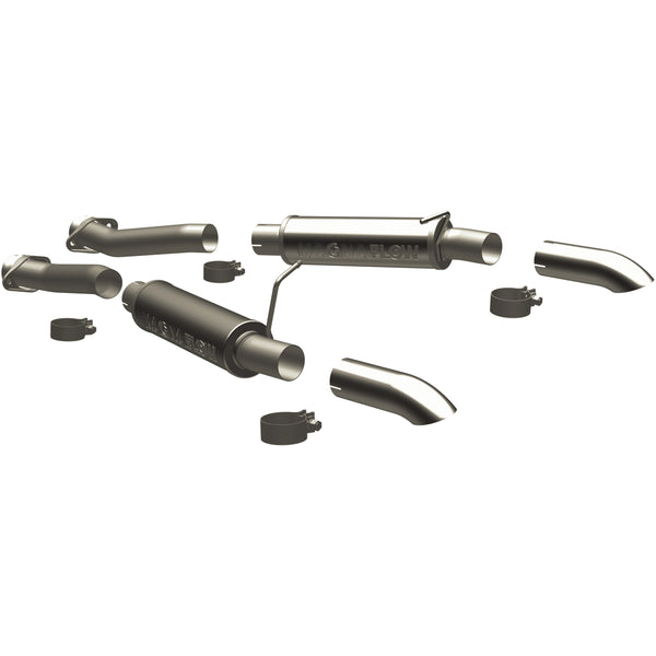 MagnaFlow SYS C/B 86-04 Mustang 2.5inch 4.6/5.0 w/ Turn Downs (17118)