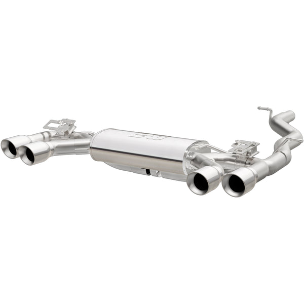 MagnaFlow Sys C/B 2015-2017 Volkswagen Golf R 3in Polished SS Quad Tip Split Rear Exit (19165)
