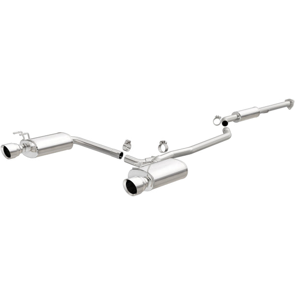 MagnaFlow Sys C/B 2015 Honda Accord 3.5L V6 2.5in SS Dual Split Rear Polished 4.5 Tip (19181)