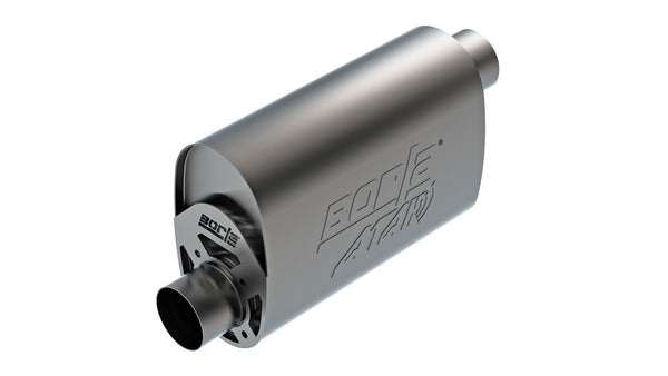 Borla CrateMuffler LS3 3in Offset In/Offset Out 14in x 4.35in x 9.10in Oval Muffler ATAK (400960)
