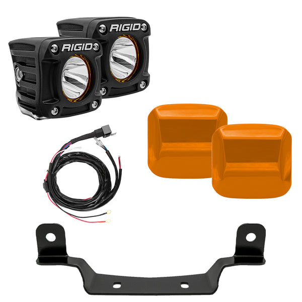 Rigid Industries 2017+ Polaris Pro R/Turbo R Revolve Grille Light Kit (41669)