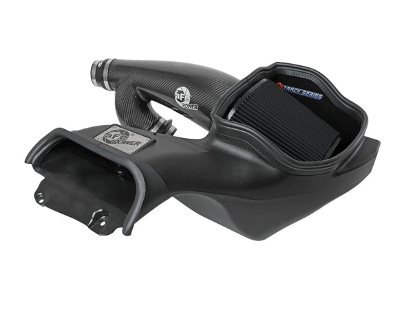 aFe Power 21-24 Ford F150 Raptor Track Series Carbon Fiber Cold Air Intake System w/ Black Pro 5R Filter (57-10031K)
