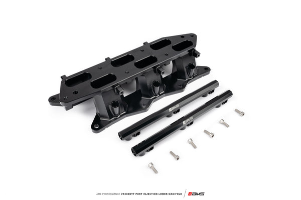 AMS Performance Infiniti Q50/Q60 Port Injection Lower Manifold (Gunmetal) (ALP.28.08.0002-2)