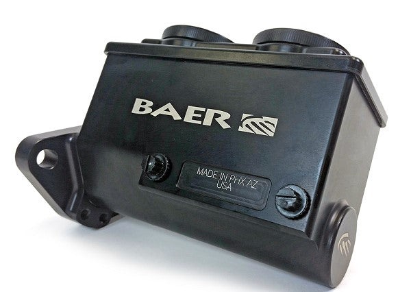 Baer Brakes ReMaster 2-Bolt GM/Ford Master Cyl Assembly, Black, 1-1/8in bore, Right port. (6801274RP)
