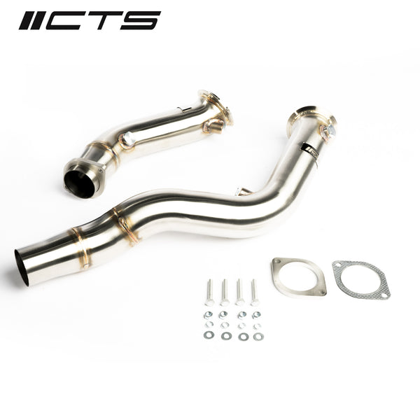 CTS Turbo 3" Stainless Steel Downpipe BMW S55 F80 F82 F87 M3/M4/M2 Competition (CTS-EXH-DP-0025)