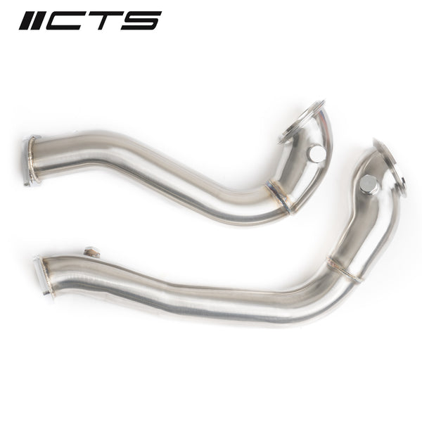 CTS Turbo BMW 135i/335i N54 CAST 2.5" Downpipe Set (RWD only) (CTS-EXH-DP-0004)
