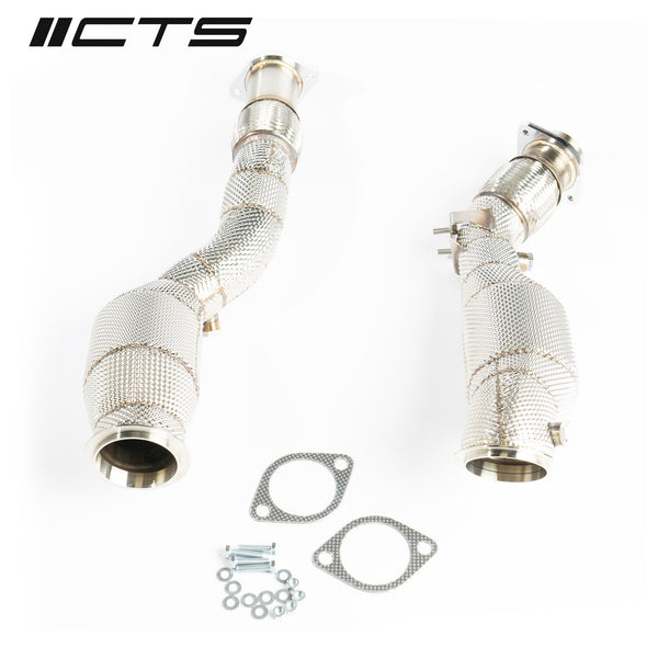 CTS Turbo BMW S58 F97/G01 X3M/X3MC & F98/G02 X4M/X4MC High-Flow CATS (CTS-EXH-DP-0043-CAT)
