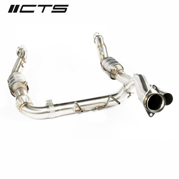 CTS Turbo Ford Raptor EcoBoost 3.5L High-Flow Cat Downpipes (CTS-EXH-DP-0050-CAT)