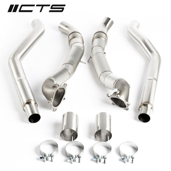CTS Turbo Audi C7/C7.5 S6/S7/RS7 4.0T Cast Downpipe Race Set (CTS-EXH-DP-0026)