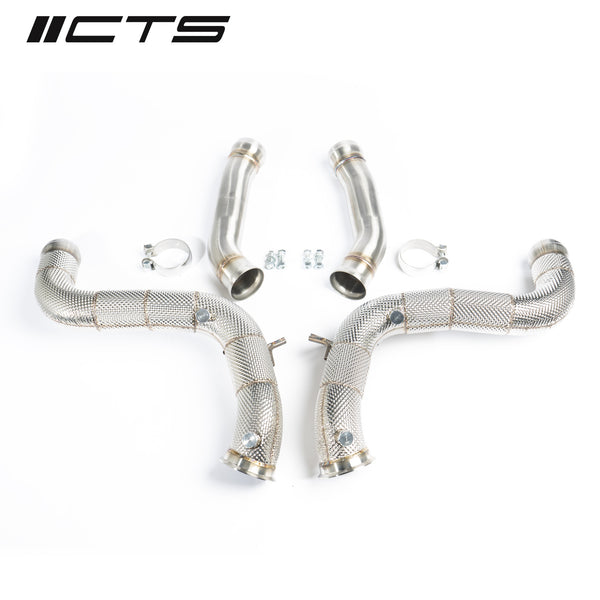 CTS Turbo TURBO MERCEDES-BENZ AMG W205/M177 C63/63S DOWNPIPES (CTS-EXH-DP-0030)