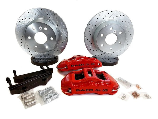 Baer Brakes 14" Extreme Rear Brake Kit, Red, SDZ (4302136R)