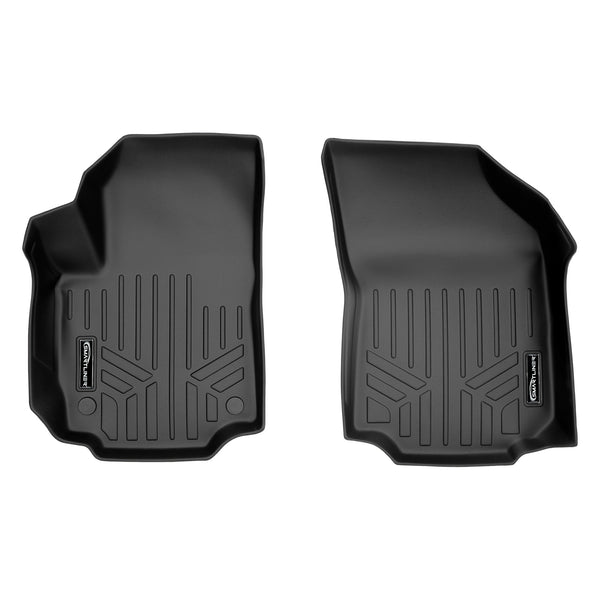 SMARTLINER Custom Fit Floor Mats 1st Row Liner Set Black Compatible With 2018-2024 GMC Terrain - All Models (SA0333)