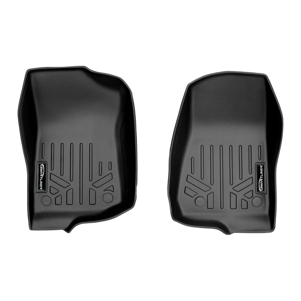 SMARTLINER All Weather Custom Fit 2 Row Floor Mats & Cargo Liner Set Compatible With 2021-2023 Jeep Wrangler Rubicon 392 (SA0316-R/B0316/D0414)