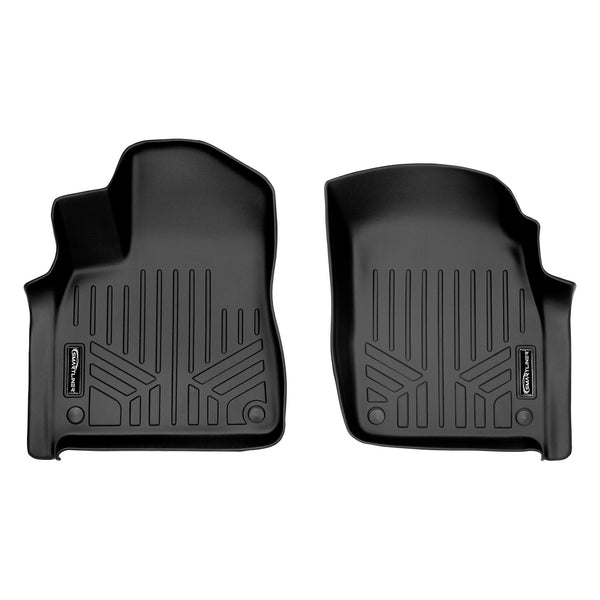 SMARTLINER Custom Fit All Weather Protection Black 1st Row Liners Compatible With 2019-2025 Audi Q8/SQ8 (SA0364-N2)