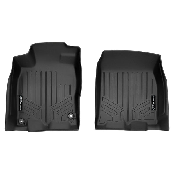SMARTLINER Custom Fit Floor Mats 1st Row Liner Set Black Compatible With 2016-2021 Honda Civic Sedan or Hatchback (SA0224)