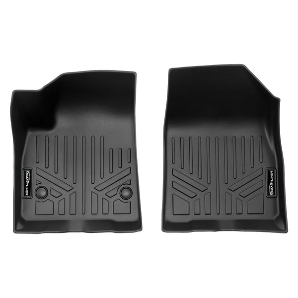 SMARTLINER All Weather Custom Fit Floor Mats 2 Row Liner Set Black Compatible With 2019-2025 Chevrolet Blazer (SA0230-P/B0248-P)