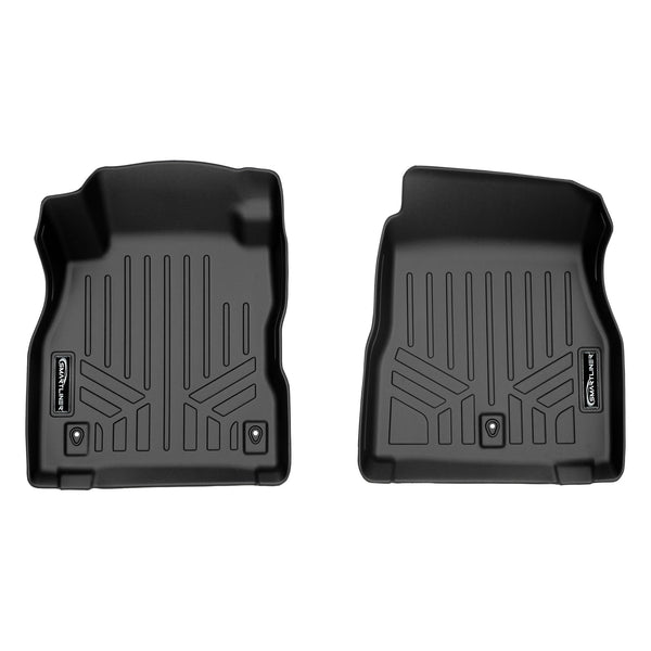 SMARTLINER Custom Fit Floor Mats 1st Row Liner Set Black Compatible With 2018-2023 Nissan Kicks (SA0376)