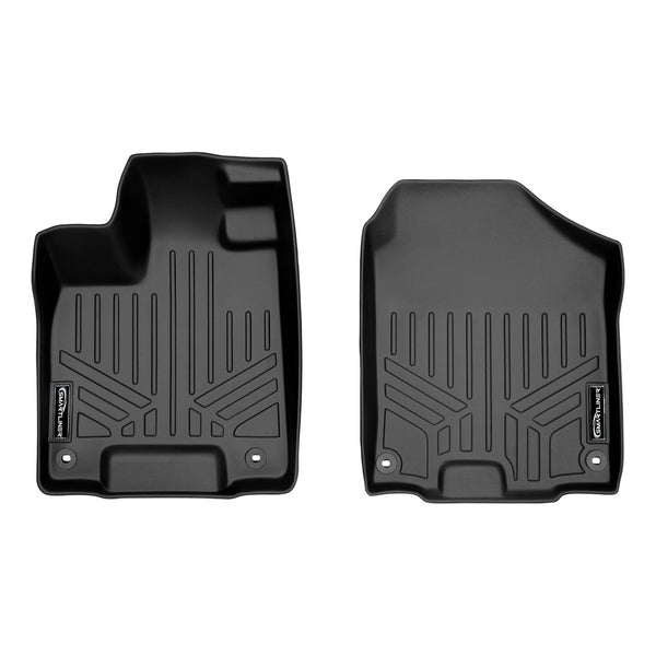 SMARTLINER Custom Fit Floor Mats 1st Row Liner Set Black Compatible With 2017-2024 Honda Ridgeline - All Models (SA0240)