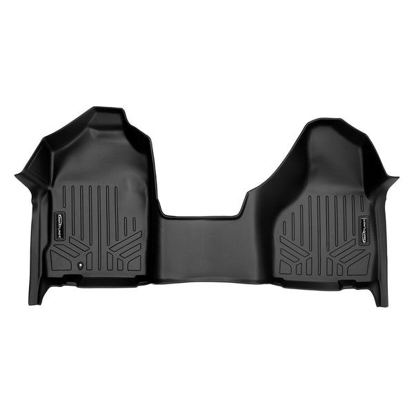 SMARTLINER Floor Mats 1st Row One Piece Liner Black Compatible With 2002-2008 Ram 1500 / 2003-2009 Ram 2500/3500 Standard or Quad Cab (SA0317)