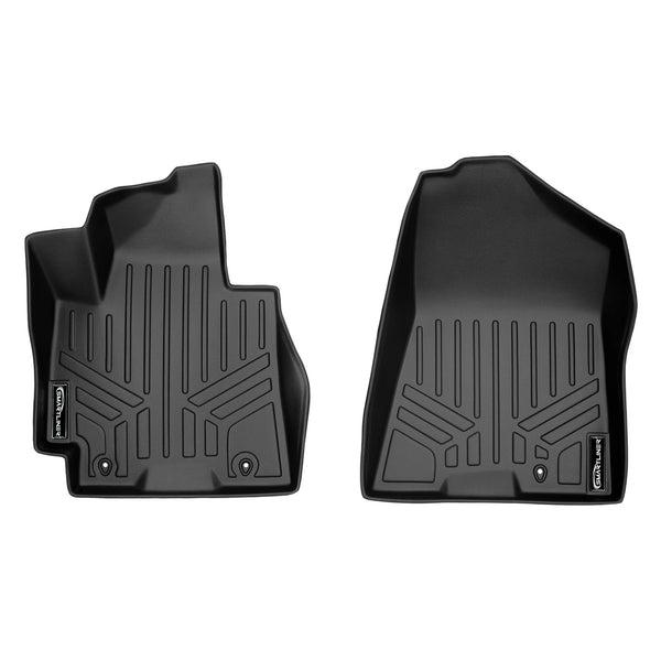 SMARTLINER Custom Fit Floor Mats 1st Row Liner Set Black Compatible With 2016-2018 Hyundai Tucson (SA0206)
