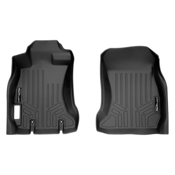 SMARTLINER Custom Fit Floor Mats 1st Row Liner Set Black Compatible With 2013-2017 Subaru Crosstrek / XV Crosstrek (SA0265)
