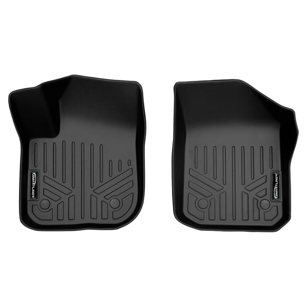 SMARTLINER Custom Fit All Weather Protection Black 1st Row Liners Compatible With 2016-2020 Buick Envision (SA0225)