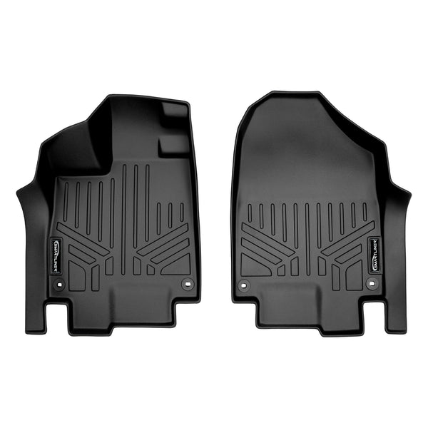 SMARTLINER Custom Fit All Weather Protection Black 1st Row Liners Compatible With 2013-2018 Acura RDX (SA0325)