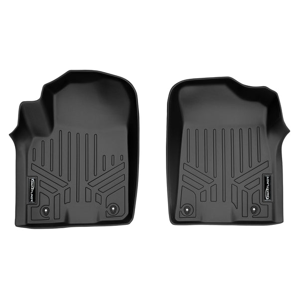 SMARTLINER Custom Fit Floor Mats 1st Row Liner Set Black Compatible With 2017-2018 Armada / 2011-2013 Infiniti QX56 / 2014-2018 QX80 (SA0242)