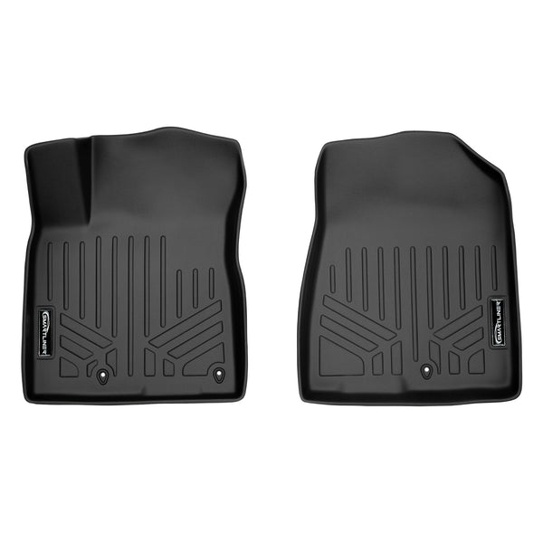 SMARTLINER Custom Fit Floor Mats 1st Row Liner Set Black Compatible With 2017-2022 Kia Niro Only Fits Standard and Plug-In Model (SA0264)