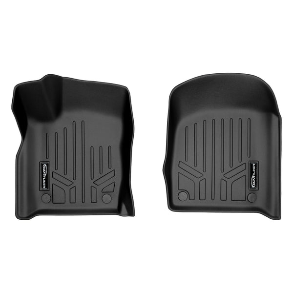 SMARTLINER Custom Fit Floor Mats 1st Row Liner Set Black Compatible With 2016-2022 Jeep Grand Cherokee / Dodge Durango (SA0315)