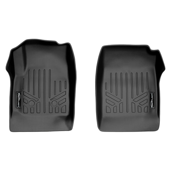 SMARTLINER Custom Fit Floor Mats 1st Row Liner Set Black Compatible With 2015-2022 Chevy Colorado / GMC Canyon - All Models (SA0164)
