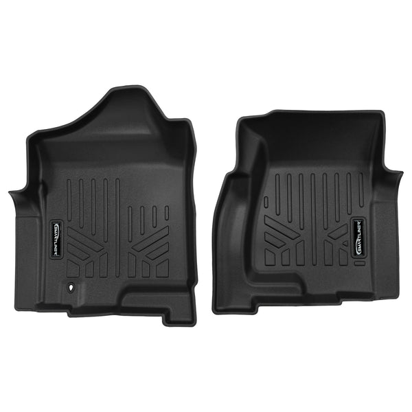 SMARTLINER Floor Mats 1st Row Liner Compatible With 1999-2007 Silverado/Sierra 1500/2500/3500 / 2000-2006 Tahoe/Yukon/Suburban/Yukon XL (SA0178)