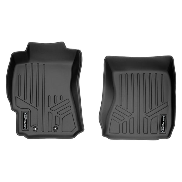 SMARTLINER Custom Fit Floor Mats 1st Row Liner Set Black Compatible With 2009-2013 Subaru Forester - All Models (SA0089)