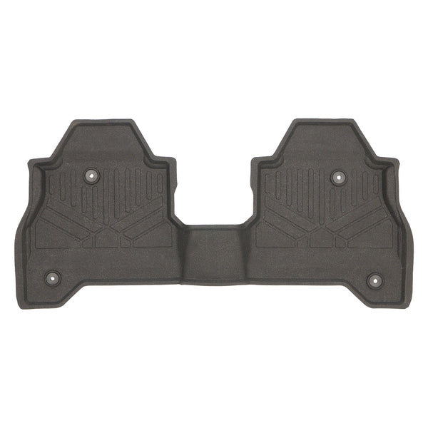 SMARTLINER Custom Fit Rubber Floor Mats 2nd Row Liner Black Compatible With 2020-2023 Jeep Gladiator (RB0459)