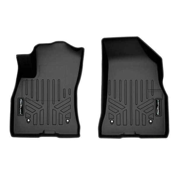 SMARTLINER Custom Fit All Weather Protection Black 1st Row Liners Compatible With 2015-2022 RAM Promaster City (SA0430)