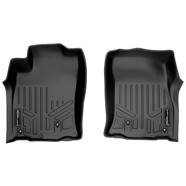 SMARTLINER Custom Fit Floor Mats 1st Row Liner Set Black Compatible With 2010-2012 Toyota 4Runner / 2010-2013 Lexus GX460 (SA0040)