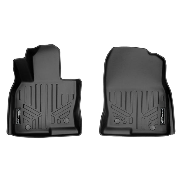 SMARTLINER Custom Fit All Weather Protection Black 1st Row Liners Compatible With 2016-2023 Mazda CX-9 (SA0257)