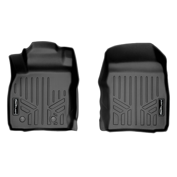 SMARTLINER Custom Fit Floor Mats 1st Row Liner Set Black Compatible With 2018-2021 Ford EcoSport (SA0360)