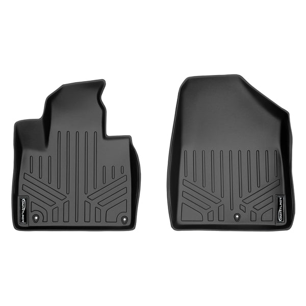 SMARTLINER Custom Fit Floor Mats 1st Row Liner Set Black Compatible With 2016-2020 Kia Sorento - All Models (SA0191)
