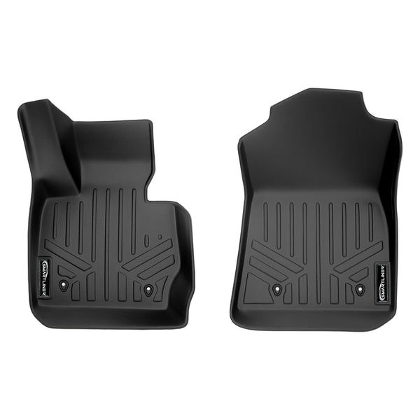 SMARTLINER Custom Fit Floor Mats 1st Row Liner Set Black Compatible With 2011-2017 BMW X3 / 2015-2018 X4 (SA0262)