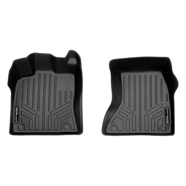 SMARTLINER Custom Fit All Weather Protection Black 1st Row Liners Compatible With 2009-2017 Audi Q5 (SA0214)