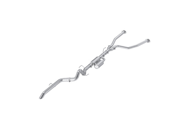 MBRP 3" Cat-Back High Clearance Single Rear Turn Down Tail, Aluminized Steel (S5305AL)