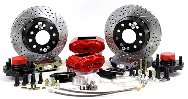 Baer Brakes 11" SS4+ Front Brake Kit, Silver, SDZ, Std. Studs (4301432S)