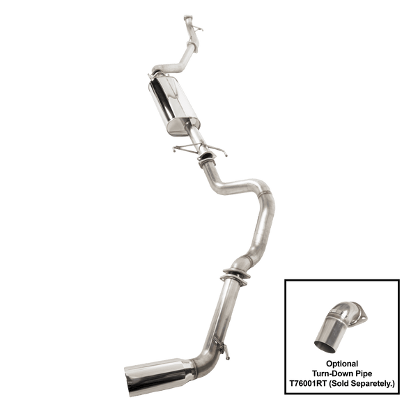 Revel Medallion 24+ Toyota Tacoma SR5 / TRD Offroad Trail Hart 3in Catback Exhaust System - 4in Tip (T76007R)