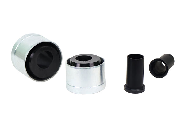 Whiteline 2009+ Nissan 370Z / Z Lower Control Arm - Inner Rear Bushing Kit (Double Offset) (W56441)
