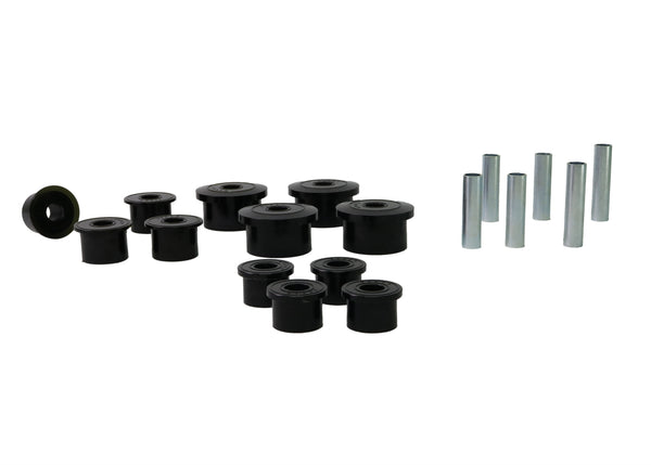 Whiteline 1986-1999 Jeep Cherokee Spring - Eye Front/Rear And Shackle Bushing (W73819)