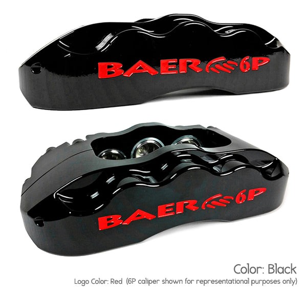 Baer Brakes 11" SS4+ Front Brake Kit, Black, SDZ, Std. Studs (4261378B)